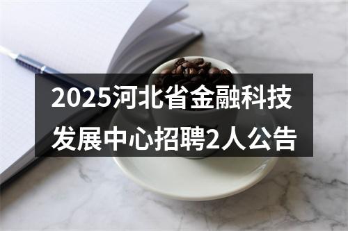 2025河北省金融科技发展中心招聘2人公告 图片