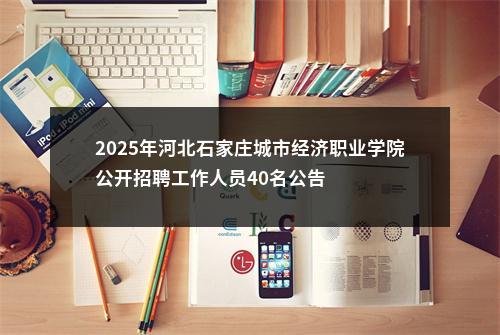 2025年河北石家庄城市经济职业学院公开招聘工作人员40名公告 图片