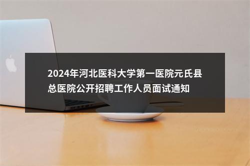 2024年河北医科大学第一医院元氏县总医院公开招聘工作人员面试通知 图片